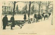 01 Ain / CPA FRANCE 01 "Hauteville, le chasse neige"