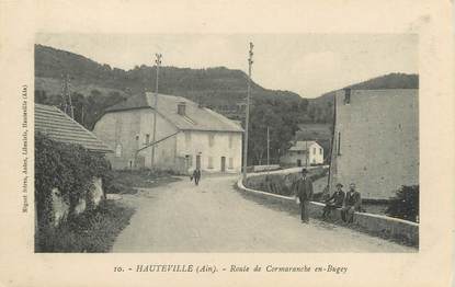 / CPA FRANCE 01 "Hauteville, route de Cormaranche en Bugey"
