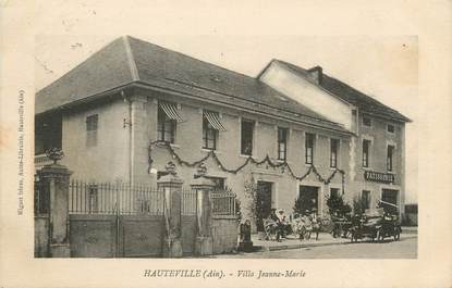 / CPA FRANCE 01 "Hauteville, villa Jeanne Marie"