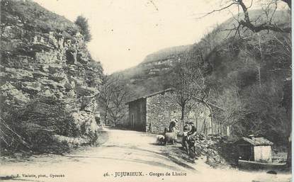 / CPA FRANCE 01 "Jujurieux, gorges de lhuire"