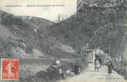 / CPA FRANCE 01 "Jujurieux, entrée des gorges de Lhuire"