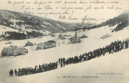 / CPA FRANCE 01 "Lélex, concours de ski"