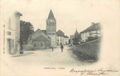 / CPA FRANCE 01 "Lhuis, l'église"