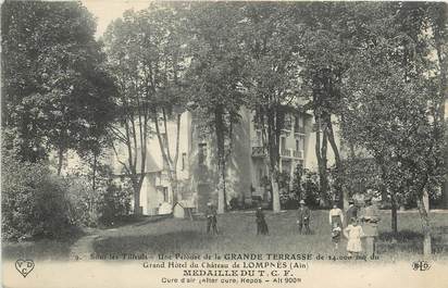 / CPA FRANCE 01 "Grand Hôtel du château de Lompnès"