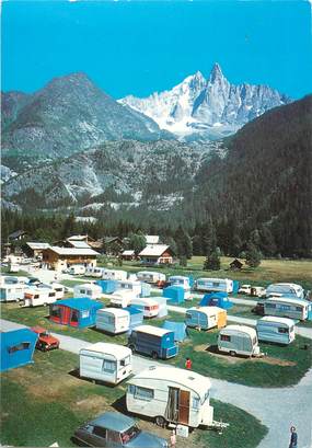 / CPSM FRANCE 74 "Chamonix Mont Blanc" / CAMPING