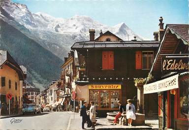 / CPSM FRANCE 74 "Chamonix Mont Blanc, la rue Joseph Vallot"