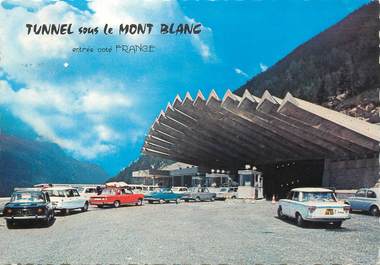 / CPSM FRANCE 74 "Chamonix Mont Blanc, entrée du tunnel"