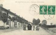 01 Ain / CPA FRANCE 01 "Montrevel, route de Saint Julien"