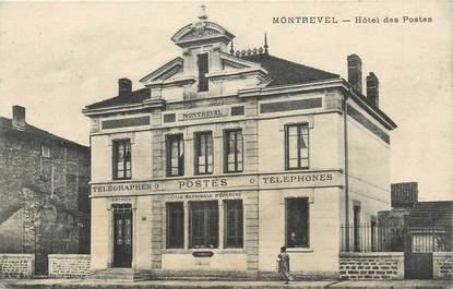 / CPA FRANCE 01 "Montrevel, hôtel des postes"