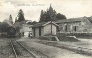 01 Ain / CPA FRANCE 01 "Marboz, gare du Tramway"
