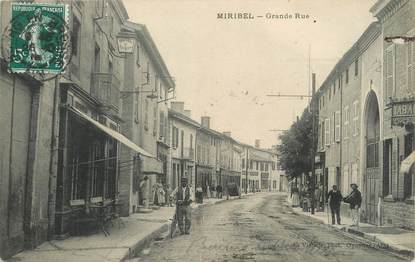 / CPA FRANCE 01 "Miribel, grande rue"