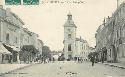 / CPA FRANCE 01 "Meximieux, place Vaugelas "