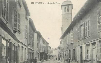 / CPA FRANCE 01 "Montluel, grande rue "