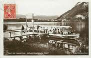 01 Ain / CPSM FRANCE 01 "Lac de Nantua, débarcadère de port"