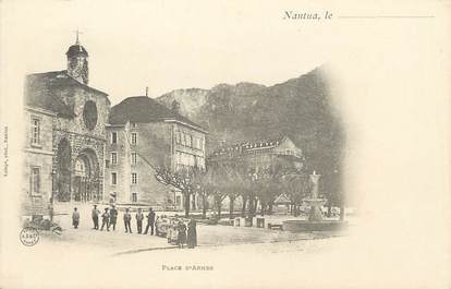 / CPA FRANCE 01 "Nantua, place d'armes"