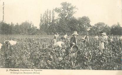 CPA FRANCE 69 "Saint Georges en Beaujolais, propriétaire de Vignobles, J. Plattard"