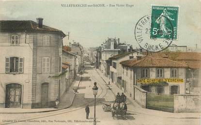CPA FRANCE 69 "Villefranche, Rue Victor Hugo "