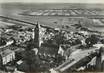 / CPSM FRANCE 85 "Noirmoutier, vue aérienne, l'église et le port"