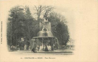 CPA FRANCE 21 "Chatillon sur Seine, Place Marmont"