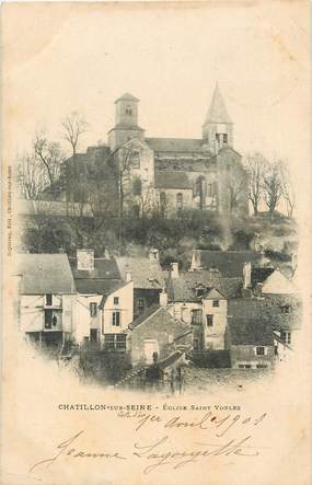 CPA FRANCE 21 "Chatillon sur Seine, Eglise Saint Vorles"