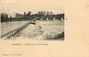 21 Cote D'or CPA FRANCE 21 "Auxonne, La Saône et le nouveau barrage"