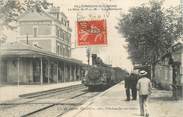 69 RhÔne CPA FRANCE 69 "Villefranche, la gare" / TRAIN