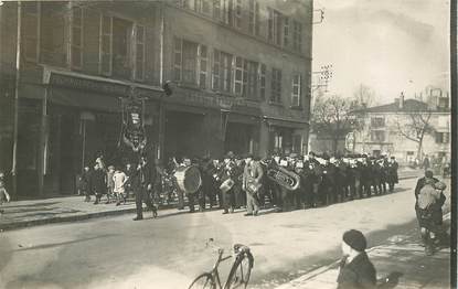  CARTE PHOTO  FRANCE 69 "Villefranche" / FANFARE