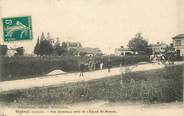 33 Gironde CPA FRANCE 33 "Beychac, vue générale côté de l'Eglise Saint Marcel"