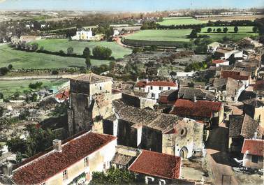 / CPSM FRANCE 85 "Le Puybelliard, l'église et la vieille tour"