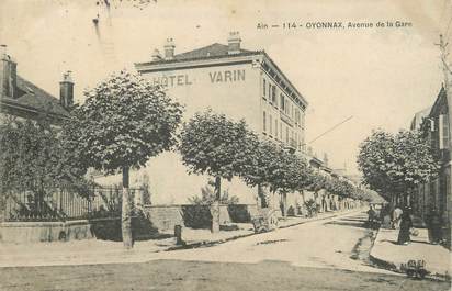 / CPA FRANCE 01 "Oyonnax, av de la gare"