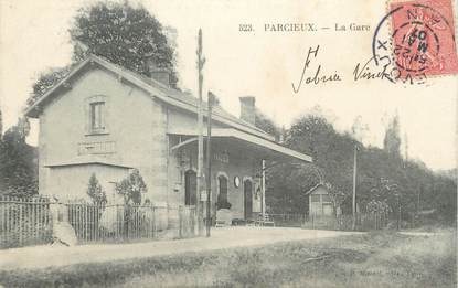 / CPA FRANCE 01 "Parcieux, la gare"