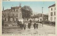 01 Ain / CPA FRANCE 01 "Polliat, fête du 14 avril 1935, le cortège et les officiels devant le monument aux morts"