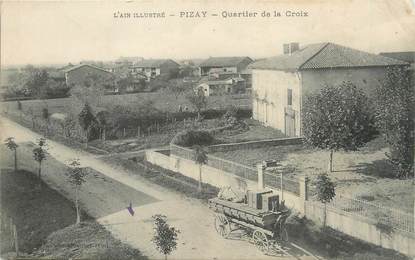 / CPA FRANCE 01 "Pizay, quartier de la Croix"