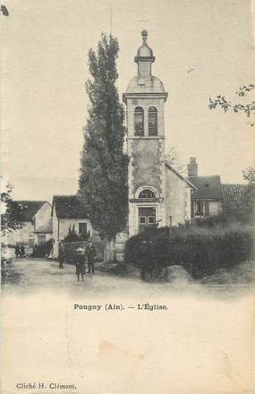 / CPA FRANCE 01 "Pougny, l'église"