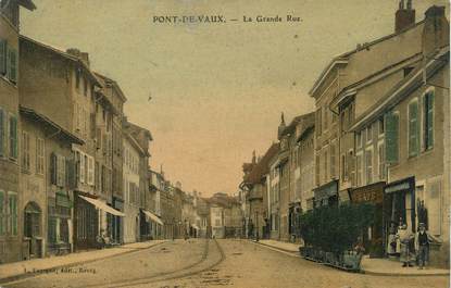 / CPA FRANCE 01 " Pont de Vaux, la grande rue"