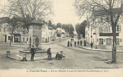 / CPA FRANCE 01 "Pont de Vaux, rue de l'hopital"
