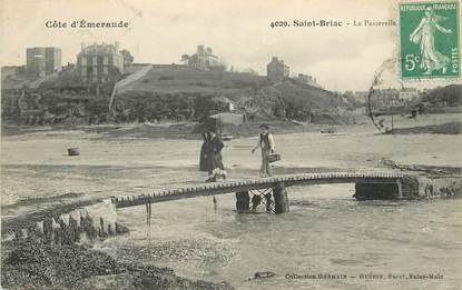 CPA FRANCE 35 "Saint Briac, la Passerelle"