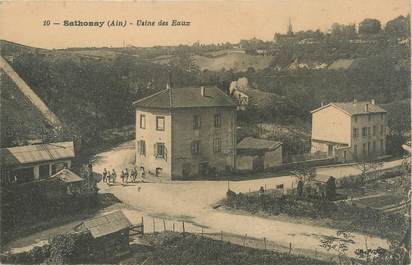 / CPA FRANCE 01 "Sathonay, usine des Eaux"