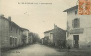 01 Ain / CPA FRANCE 01 "Saint Vulbas, grande rue"