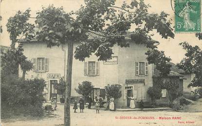 / CPA FRANCE 01 "Saint Didier de Formans, maison Ranc"