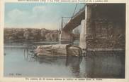 01 Ain / CPA FRANCE 01 "Saint Bernard, le pont suspendu"