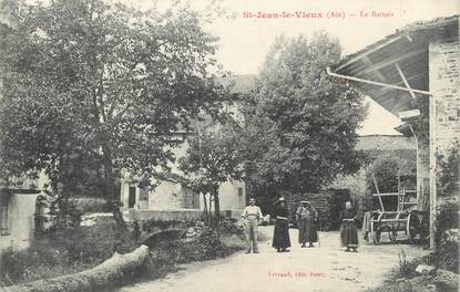 / CPA FRANCE 01 "Saint Jean le Vieux, le battoir"