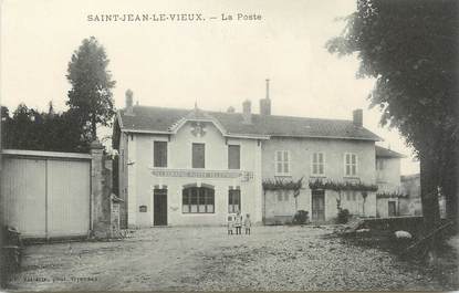 / CPA FRANCE 01 "Saint Jean le Vieux, la poste "