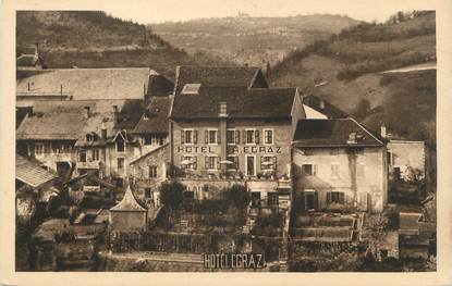 / CPA FRANCE 01 "Saint Germain de Joux, hôtel Egraz, jardins et terrasse"