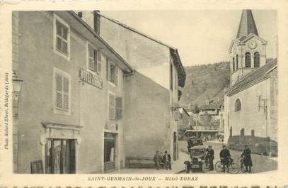 / CPA FRANCE 01 "Saint Germain de Joux, hôtel Egraz "