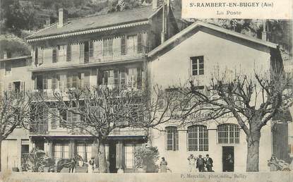 / CPA FRANCE 01 "Saint Rambert en Bugey, la poste"