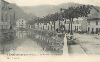 / CPA FRANCE 01 "Saint Rambert en Bugey, Lalbarine et le barrage"