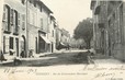 / CPA FRANCE 01 "Thoissey, rue du Commandant Marchand"