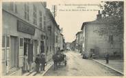 69 RhÔne CPA FRANCE 69 "Saint Georges de Reneins, place de la mairie et rue de la gare"