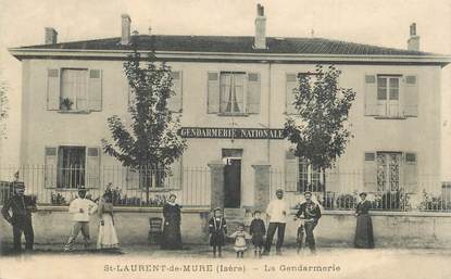 CPA FRANCE 69 "Saint Laurent de Mure, la gendarmerie"